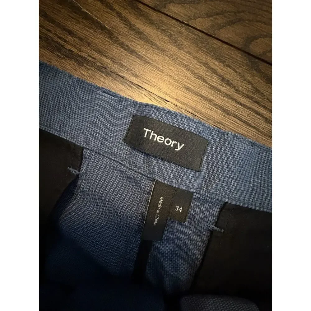 Theory Men's Shorts Men's Sz 34 Navy